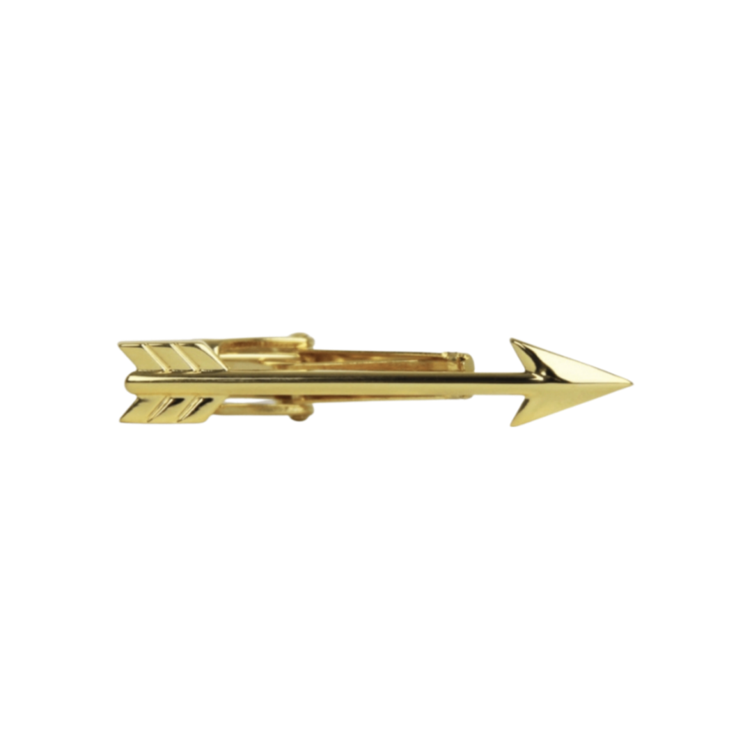 12 Pcs Arrow Tie Bar / Gold or Silver Electroplated Finish.