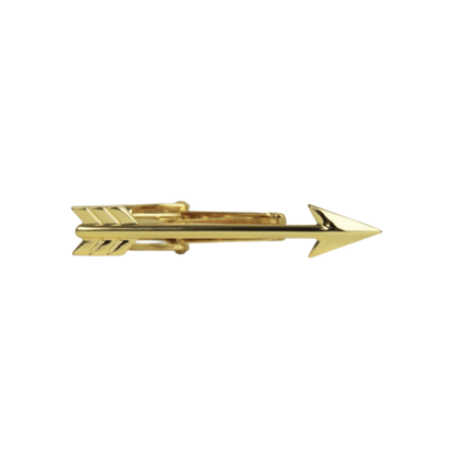 12 Pcs Arrow Tie Bar / Gold or Silver Electroplated Finish.