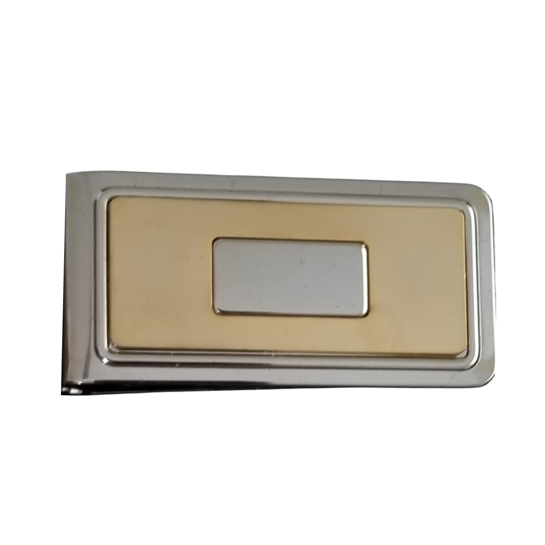 12 Pcs Money Clip with Gold or Silver Insert.