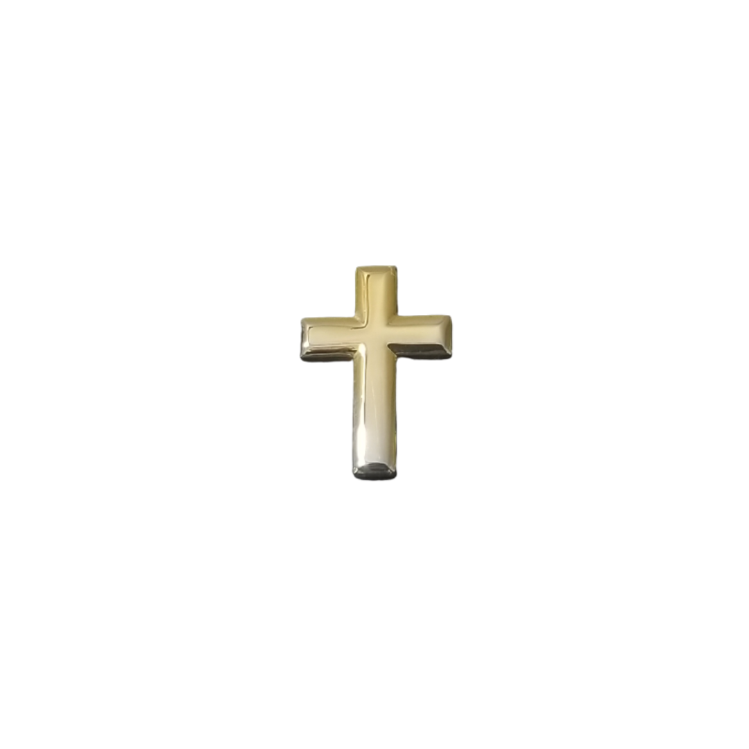 12 Pcs Cross Tie Tack / Gold or Silver Electroplated Finish.