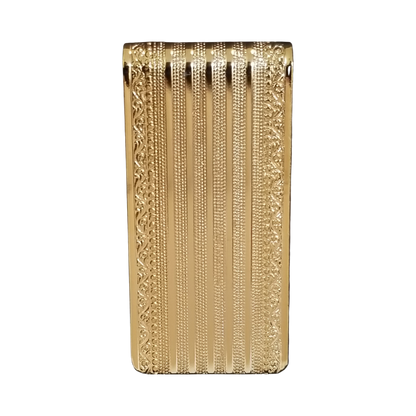 12 Pcs Large Textured Money Clip / Gold or Silver Electroplated Finish.